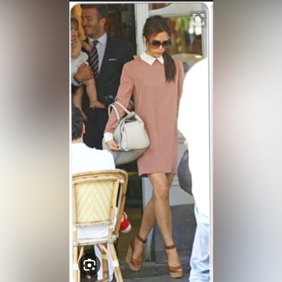 Victoria Beckham Clever Bunny ๐ฐ Easter Collar Shift Dress - Picture 4 of 4